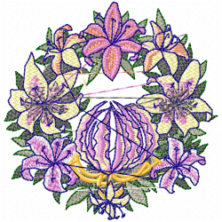 Flowers Embroidery Design 7